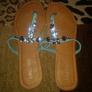 Jeweled sandals